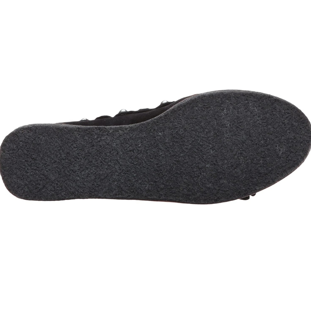 NEW Black Coach Roccasin Slip On With Sheep Fur - Picture 3 of 14